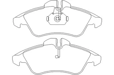 Комплект тормозных колодок, дисковый тормоз DON купить