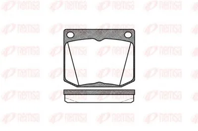 Комплект тормозных колодок, дисковый тормоз KAWE купить