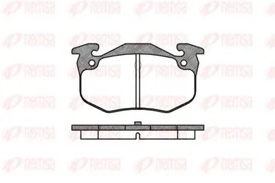Комплект тормозных колодок, дисковый тормоз KAWE купить