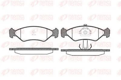 Комплект тормозных колодок, дисковый тормоз KAWE купить