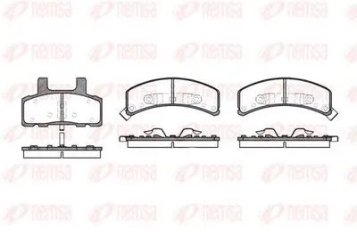 Комплект тормозных колодок, дисковый тормоз KAWE купить