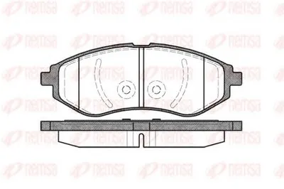 Комплект тормозных колодок, дисковый тормоз KAWE купить
