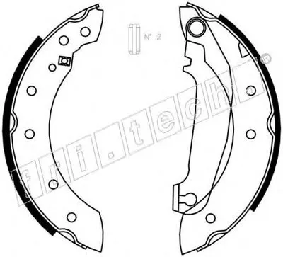 Комплект тормозных колодок fri.tech. купить