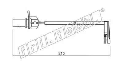 Сигнализатор, износ тормозных колодок fri.tech. купить