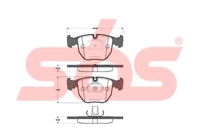 Комплект тормозных колодок, дисковый тормоз sbs купить