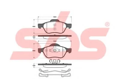 Комплект тормозных колодок, дисковый тормоз sbs купить