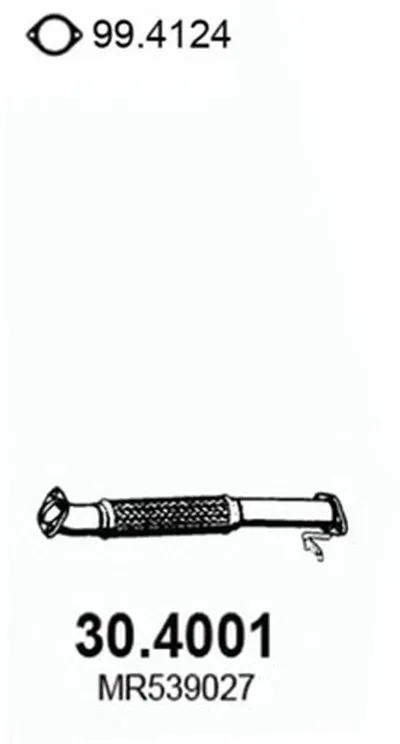 Труба выхлопного газа ASSO купить