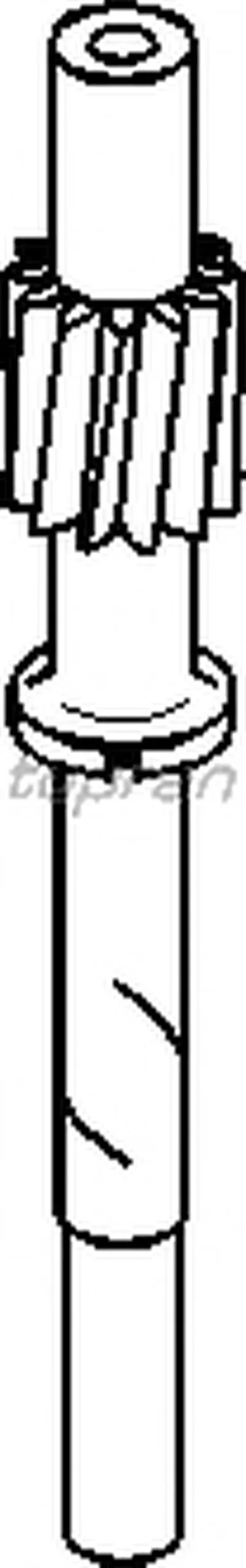 Тросик спидометра TOPRAN купить