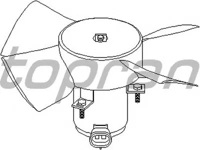 Вентилятор, охлаждение двигателя TOPRAN купить