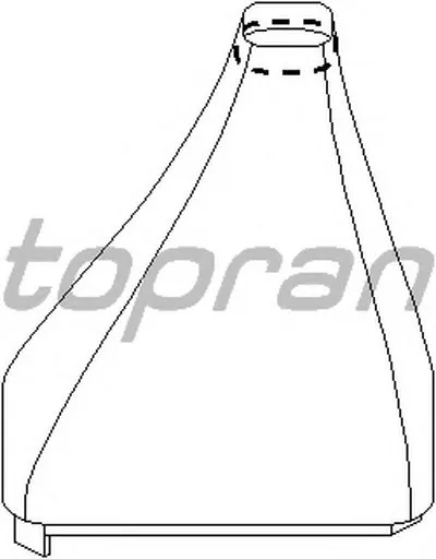 Обшивка рычага переключения TOPRAN купить