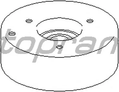 Натяжной ролик, поликлиновой  ремень TOPRAN купить