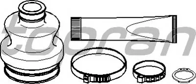 Комплект пылника, приводной вал TOPRAN купить