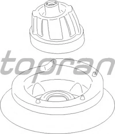 Опора стойки амортизатора TOPRAN купить