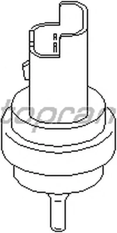 Датчик, температура охлаждающей жидкости TOPRAN купить