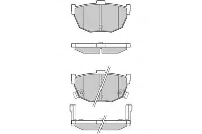 Комплект тормозных колодок, дисковый тормоз E.T.F. купить