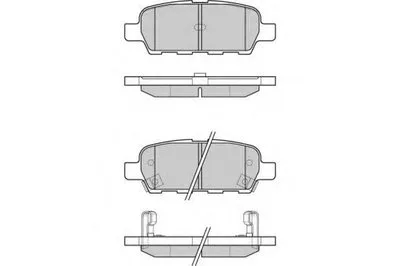Комплект тормозных колодок, дисковый тормоз E.T.F. купить