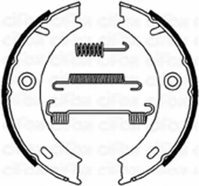 Комплект тормозных колодок, стояночная тормозная система CIFAM купить