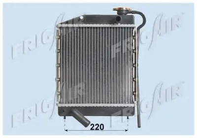 Радиатор, охлаждение двигателя FRIGAIR купить