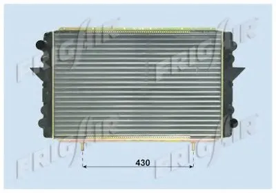Радиатор, охлаждение двигателя FRIGAIR купить