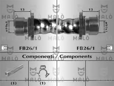 Тормозной шланг MALÒ купить