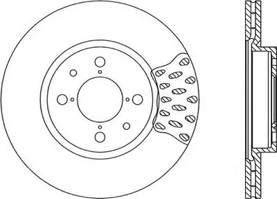 Тормозной диск ADAPTIVE OPEN PARTS купить