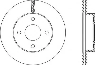 Тормозной диск ADAPTIVE OPEN PARTS купить