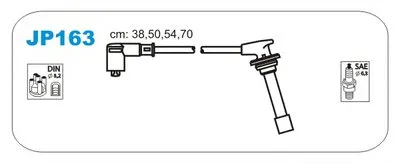 Комплект проводов зажигания JANMOR купить
