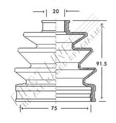 Пыльник, приводной вал FIRST LINE купить