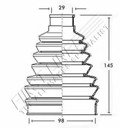 Пыльник, приводной вал FIRST LINE купить