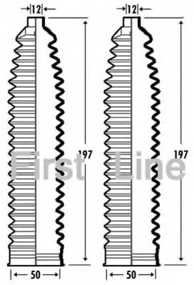 Пыльник, рулевое управление FIRST LINE купить