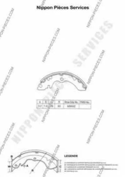 Комплект тормозных колодок NPS купить