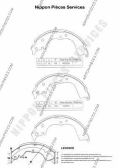 Комплект тормозных колодок NPS купить