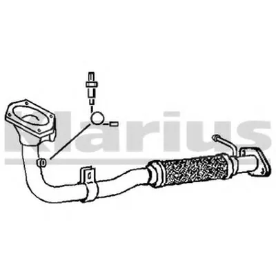Труба выхлопного газа KLARIUS купить