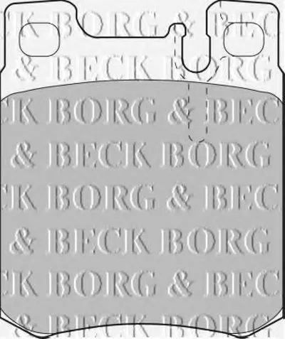 Комплект тормозных колодок, дисковый тормоз BORG & BECK купить