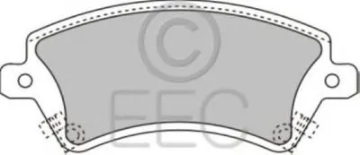 Комплект тормозных колодок, дисковый тормоз EEC купить