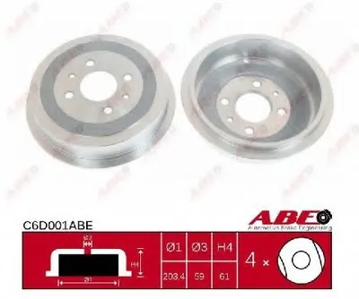 Тормозной барабан ABE купить
