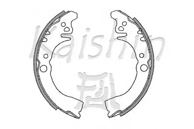 Комплект тормозных колодок KAISHIN купить