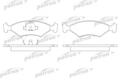 Комплект тормозных колодок, дисковый тормоз PATRON купить