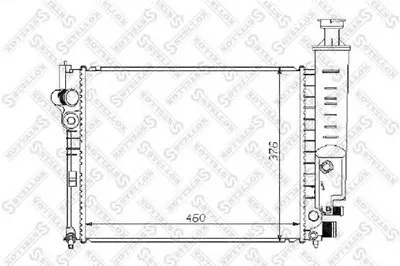 Радиатор, охлаждение двигателя STELLOX купить