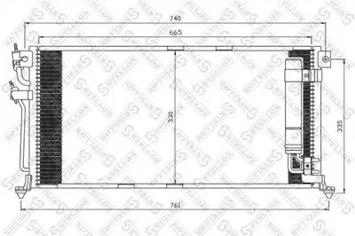 Конденсатор, кондиционер STELLOX купить