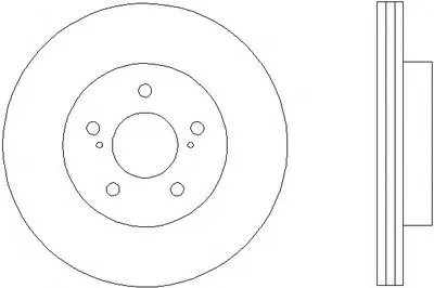 Тормозной диск PRO HELLA PAGID купить