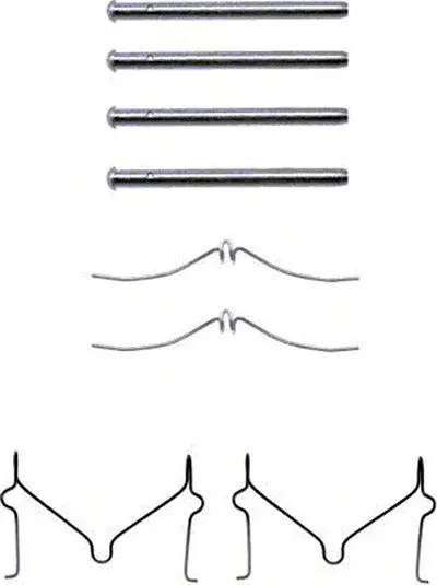 Комплектующие, колодки дискового тормоза HELLA PAGID купить