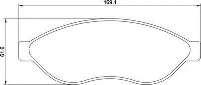 Комплект тормозных колодок, дисковый тормоз MAGNETI MARELLI купить