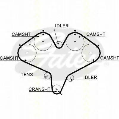 Ремень ГРМ TRISCAN купить