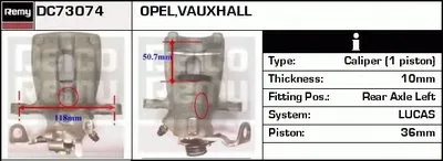 Тормозной суппорт Remanufactured REMY (Multiline) DELCO REMY купить