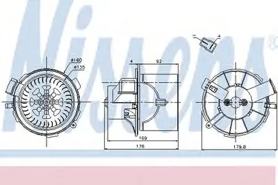 Вентиляция салона NISSENS купить