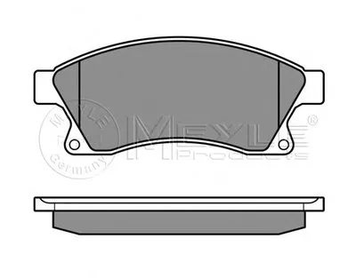 Комплект тормозных колодок, дисковый тормоз PLATINUM PAD MEYLE купить