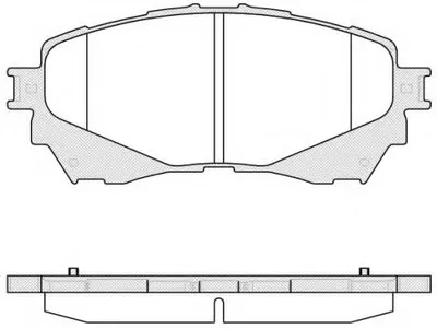 Комплект тормозных колодок, дисковый тормоз REMSA купить
