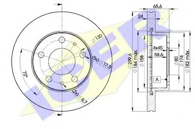 Тормозной диск ICER купить