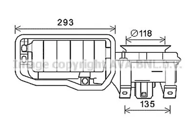 Электродвигатель, вентиляция салона AVA QUALITY COOLING купить